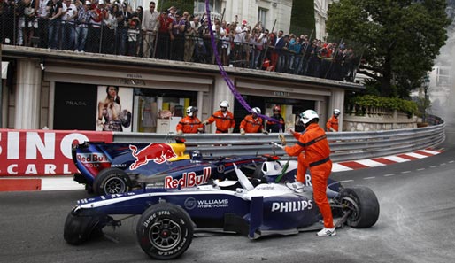 2010 verunglückte Rubens Barrichello in Monaco mit seinem Williams