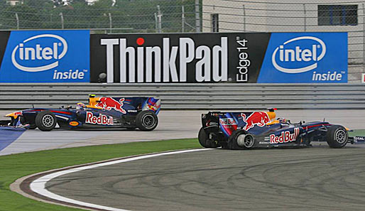 Mark Webber und Sebastian Vettel hatten beim Türkei-GP 2010 einen verhängnisvollen Unfall