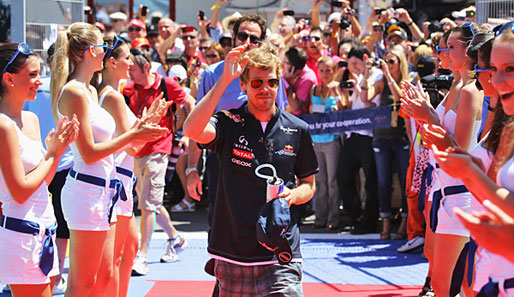 Sebastian Vettel hat den Europa-GP in Valencia zum zweiten Mal in Folge gewonnen