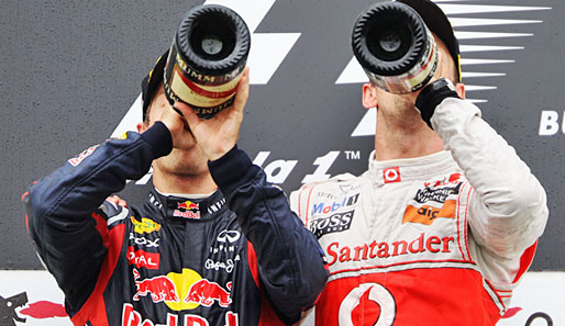 Jenson Button hat auch das Driver-Ranking zum Ungarn-GP vor Sebastian Vettel gewonnen
