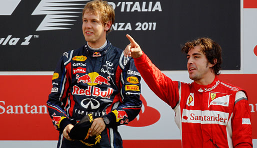 Fernando Alonso lobt den amtierenden Weltmeister Sebastian Vettel