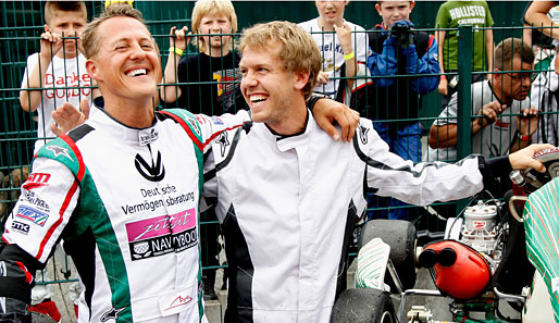 Michael Schumacher wünscht Sebastian Vettel einen schnellen Titelgewinn