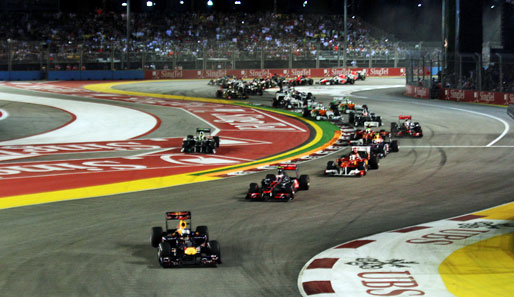 Sebastian Vettel gewinnt in Singapur und weist seine Konkurrenten in die Schranken