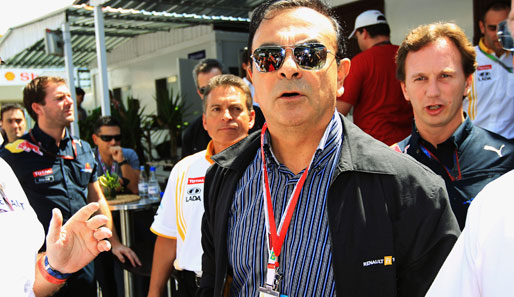 Carlos Ghosn (M.) will weiter Motoren für die Formel 1 liefern