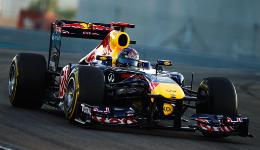 Sebastian Vettel ist in Abu Dhabi mit einem Reifenschaden ausgeschieden