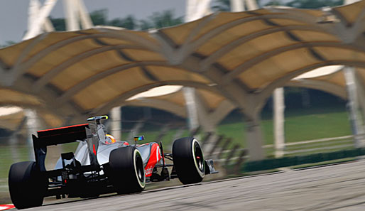 Lewis Hamilton fuhr in beiden Trainings zum Malaysia-GP im McLaren Bestzeit