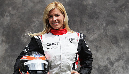 Marussia-Ersatzpilotin Maria de Villota plant den Angriff auf die Männerdomäne Formel 1