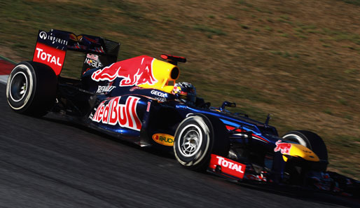 Sebastian Vettels Teamkollege Mark Webber drehte mit dem überarbeiteten RB8 schon einige Runden