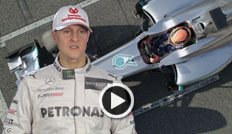 Mercedes, Michael Schumacher, Video