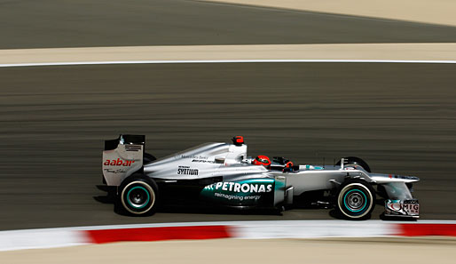 Michael Schumacher wird von Rang 22 aus ins vierte Saisonrennen gehen