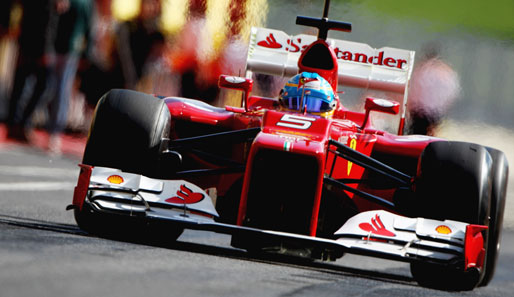 Fernando Alonso fuhr mit seinem runderneuerten Ferrari am dritten Testtag die drittbeste Zeit