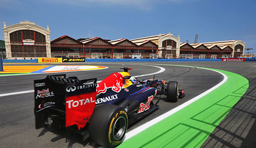 Sebastian Vettel steht zum dritten Mal in Folge in Valencia auf der Pole-Position