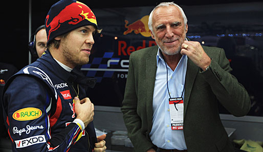 Die Lichtmaschine im Red Bull macht Didi Mateschitz (r.) und Sebastian Vettel große Sorgen