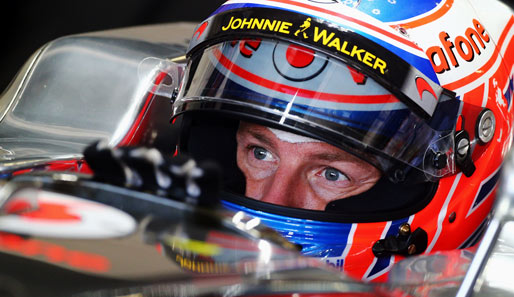 Jenson Button fuhr im McLaren die erste Bestzeit am Wochenende des Japan-GP in Suzuka