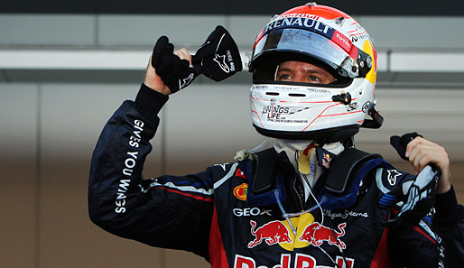 Sebastian Vettel hat das Rennen in Suzuka 2012 im Red Bull gewonnen