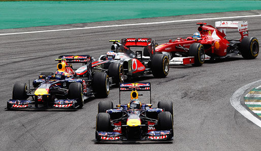 Sebastian Vettel führte 2011 das Feld durch Turn 1 und feierte am Ende seinen zweiten WM-Titel