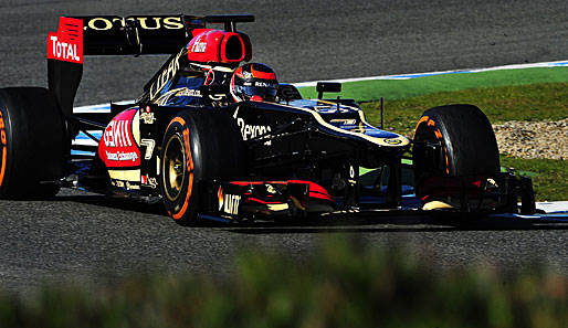 Kimi Räikkönen sicherte sich im Lotus die Bestzeit zum Abschluss der Testfahrten in Jerez
