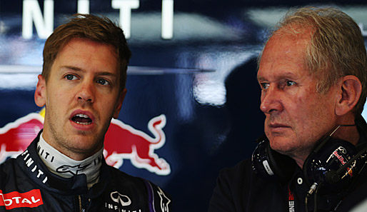 Für Helmut Marko (r.) ist die Situation um Vettels umstrittenes Überholmanöver geklärt