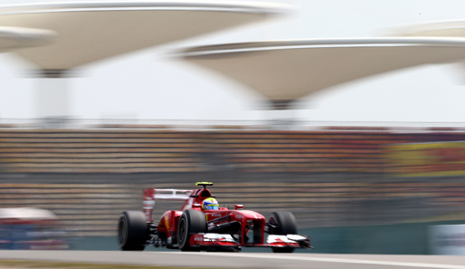 Felipe Massa fuhr in Shanghai bei den Freitagstrainings die schnellste Rundenzeit