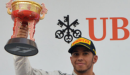 Lewis Hamilton durfte in China von der Pole-Position starten und wurde am Ende Dritter