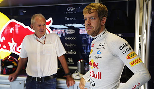 Weltmeister Sebastian Vettel wurde ebenfalls von Talentschmied Helmut Marko (l.) ausgebildet
