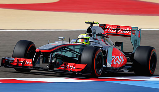 Sergio Perez fiel in Bahrain durch agressives Fahren gegenüber seinem Teamkollegen auf