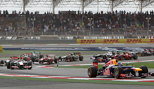 Sebastian Vettel gewann im letzten Jahr das Rennen in Bahrain