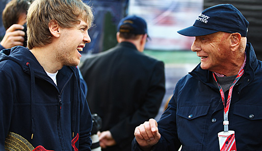 Niki Lauda dementiert ein Interesse an Sebastian Vettel