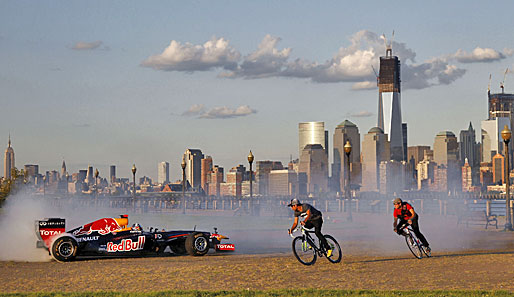 2014 soll es soweit sein: Ein Formel-1-Rennen gegenüber der New Yorker Skyline