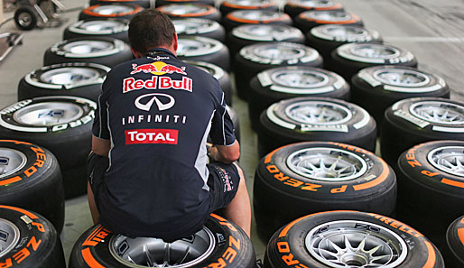 Wenige Fahrer kommen mit den neuen Pirelli-Reifen zurecht - auch Red Bull hat Probleme