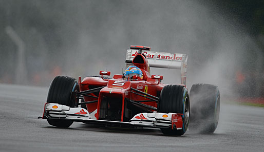 Im vergangenen Jahr fuhr Fernando Alonso im strömenden Regen die Bestzeit