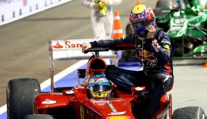 Mark Webber erwarten Konsequenzen für diese Taxi-Fahrt bei Fernando Alonso
