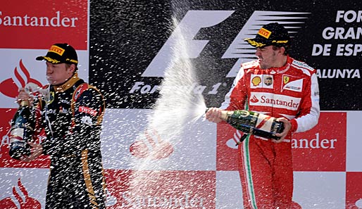 Könnten sich bald auch abseits des Podiums bekriegen: Kimi Räikkönen und Fernando Alonso