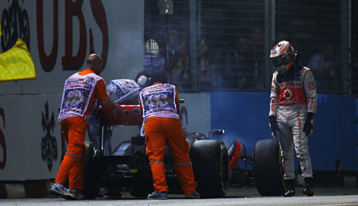 Lewis Hamilton startete 2012 von Pole, doch dann stoppte ein Getriebeschaden seinen McLaren