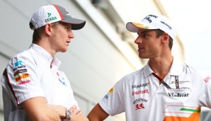 Nico Hülkenberg (l.) und Adrian Sutil möchten auch zukünftig in der Formel 1 fahren