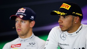 Auf der Rennstrecke sind Lewis Hamilton und Sebastian Vettel Konkurrenten
