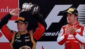 Von 2007 bis 2009 war Räikkönen (l.) bereits bei Ferrari und wird jetzt der neue Partner von Alonso (r.)