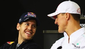 Michael Schumacher würde sich freuen, wenn Sebastian Vettel seine sieben Titel übertrifft