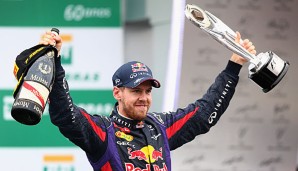 Zum vierten Mal in Folge konnte Vettel den WM-Titel holen