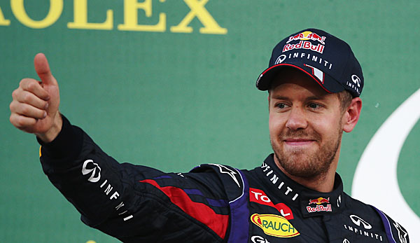 Er ist die 1: Sebastian Vettel startet als Vierfach-Weltmeister in die neue Saison