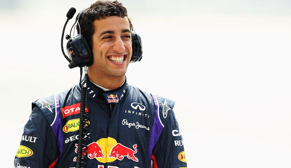 Trotz der schlechten Testergebnisse lässt sich Daniel Ricciardo die Laune nicht verderben