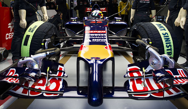 Das vordere Ende des Toro Rosso erinnert wie viele andere F1-Autos an ein Phallussymbol