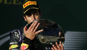 Daniel Ricciardo belegte beim ersten Rennen den zweiten Platz, wurde jedoch disqualifiziert