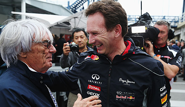 Bernie Ecclestone (l.) glaubt, dass ein Ausstieg von Formel 1 möglich ist