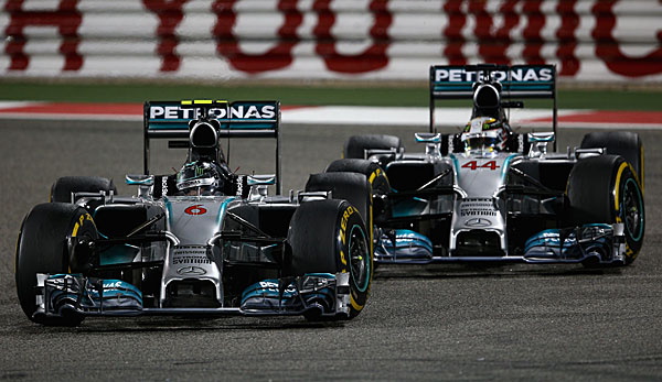 Nico Rosberg und Lewis Hamilton haben freie Fahrt