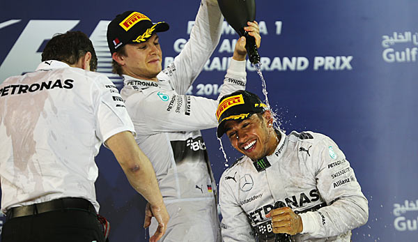 Nico Rosberg und Lewis Hamilton waren in Bahrain nicht zu schlagen