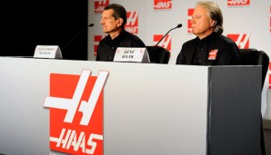 Günther Steiner (l.) ist der Teamchef von Gene Haas' Formel-1-Projekt