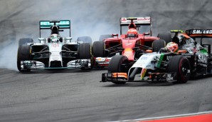 Lewis Hamilton ging in Hockenheim hohes Risiko - und kollidierte nicht nur mit Kimi Räikkönen