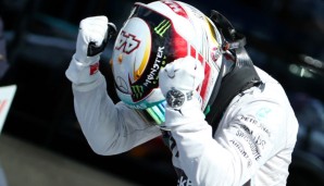 Lewis Hamilton fuhr mit Mercedes seinen zweiten Sieg beim Heim-GP in Silverstone ein