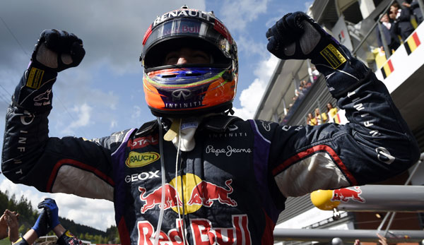 Daniel Ricciardo feierte in Spa seinen zweiten Formel-1-Sieg in Folge, den dritten seiner Karriere